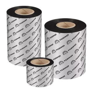 40 mm x 450 m Tezeko TZ250 Premium Wax-Resin TTR páska